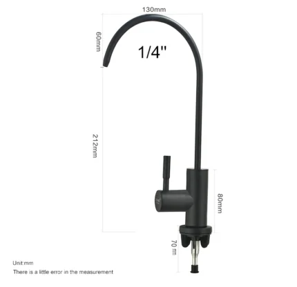 Popular New	1/4 Inch	Lead Free Purifier Filter Tap for Hotel