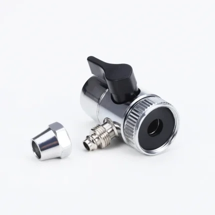 Popular Design Water Filter Accessories Single Switch Valve Thread Diverter Valve with Switch for 3/8 Inch Water Purifier Pipe