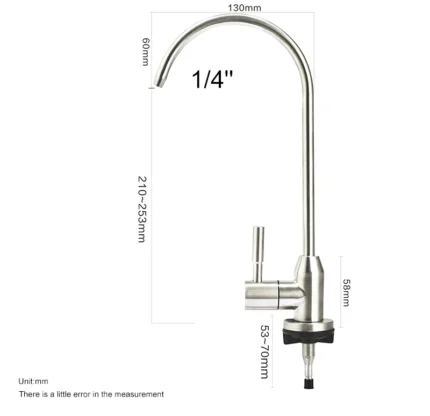 New Arrivals Kitchen Ro Water Purifier Faucet SUS 304 Faucet China NSF Water Purifier Accessories