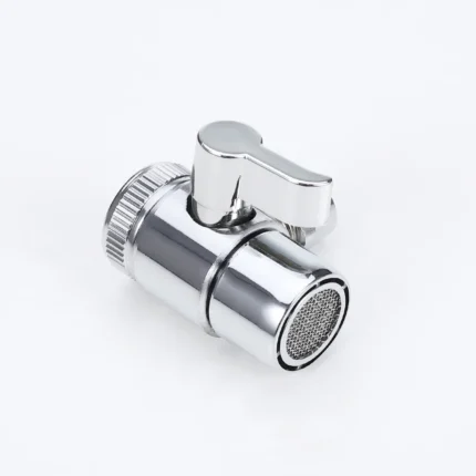 Alloy Sliver Faucet Water Diverter Switch Faucet Adapter Fittings for Kitchen Sink Bathroom